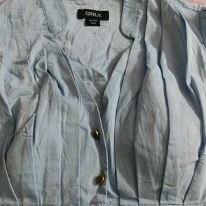 Sky Breeze Light Blue Shirt Top