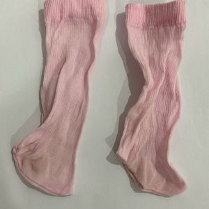 Baby Pink Colour Socks