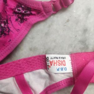 Cotton Bra Lingerie Pink Colour Size 32