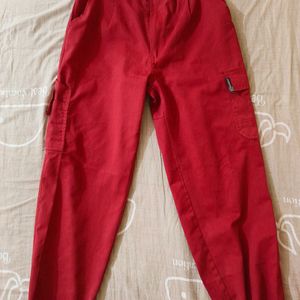 Red Joggers Unisex