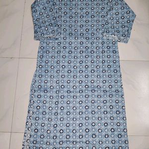 Blue Printed Kurta