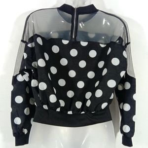 Black And White Circle Top (Women's)