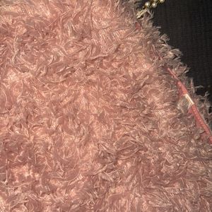 Crop Pink Furr Top