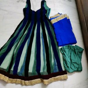 Velvet - Net Anarkali Suit