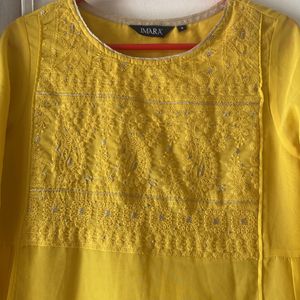 Yello M and l Size Anarakali Kurta