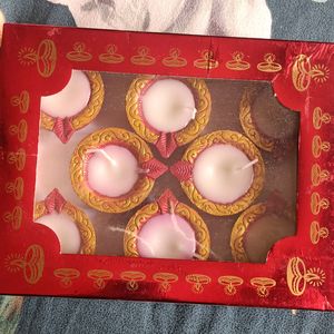 Pack Of 8 Diwali Diyas