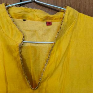 Mustard Anarkali