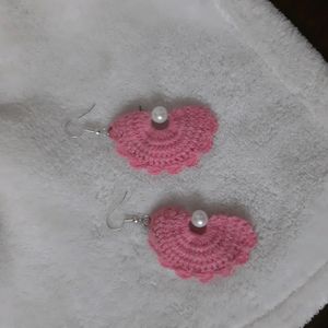 Crochet Half moon Earrings