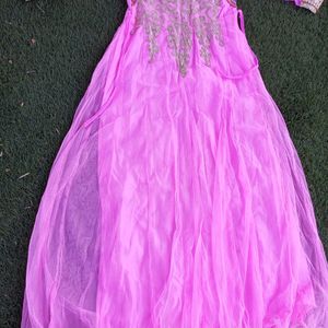 Baby Pink Gown Light Weight