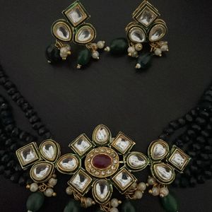 Green Jewellery Set