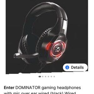 Enter Dominator Gaming Headphones