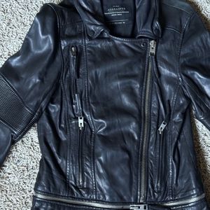 ALL SAINTS Assembly Leather Biker Jacket