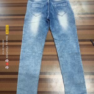 (M-28) 28 Size Slim Fit Denim Jeans