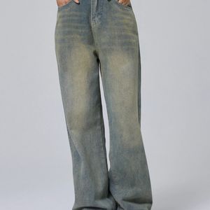 Faded Washed Baggy Jeans