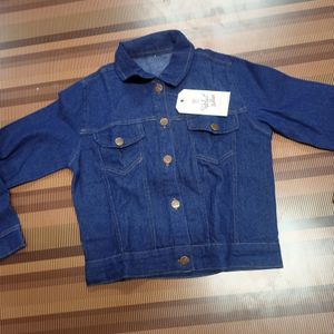 (M-48) 34 Size  Regular Fit Denim Jacket For Women