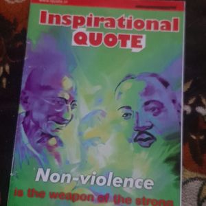 Inspirational quotes book Non - violence