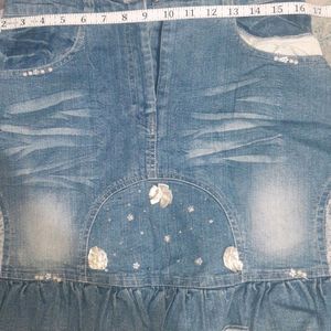 Designer Denim Skirt