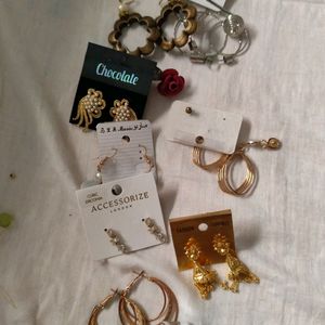 Combo Of 10 Earrings