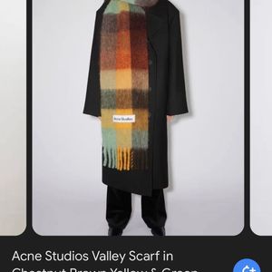 Acne Studios Mohair Checked Scarf