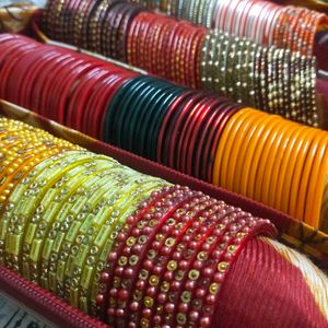 Glass Bangles With Box