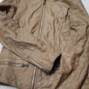 Brown Colur Lether Jacket