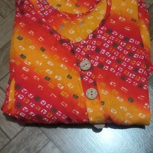 Nyra Cut Bandhini Kurta