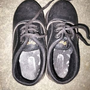 Kids Black School Shoes