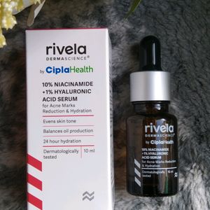 Rivela 10% Niacinamide+ 1% Hyaluronic Acid Serum