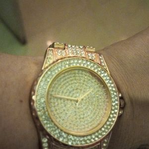 Designer Diamond Studded Watch