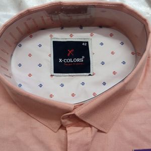 New Shirt Peach Colour