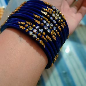 Blue Designer Bangles