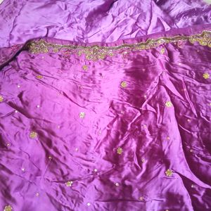 Purple Saree