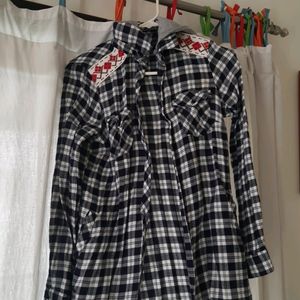 Button Up Shirt With Removable Hoodie
