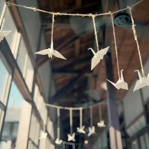 Paper Crane Hanging