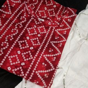 Very Low Price Brand New Bandej Kurti With Garara