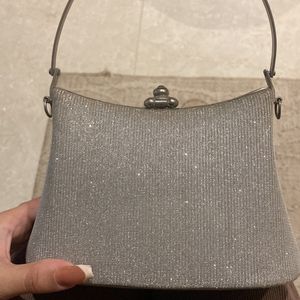 Silver Party Bag