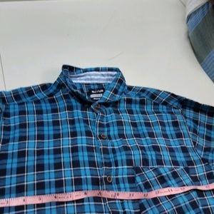 Sky blue With Checked Shirt.