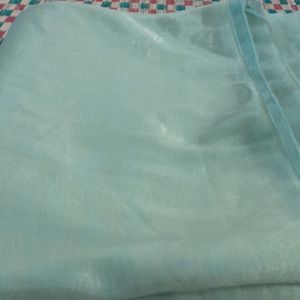 Plain Tissue Saree