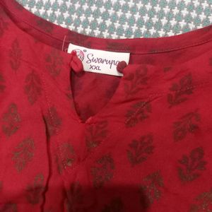 Red Kurti (XXL size)