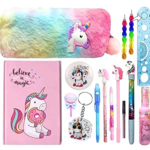 Unicorn Pouch Combo For Kids Stationery Diary