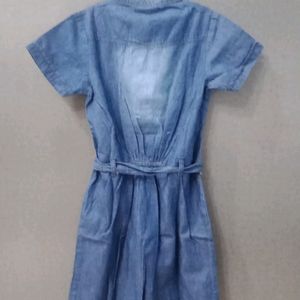 Girl's Denim Dress 6-8 Years