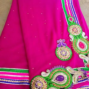 Purple Colour Saree