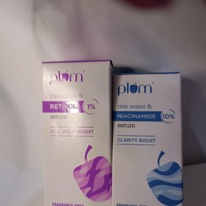 Plum Set Of 2 Serum Retinol And Niacinamide