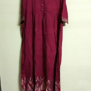 New/Unused A Line Kurti With Jacket