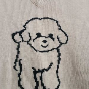 Pigment Cute Dog Knit Vest