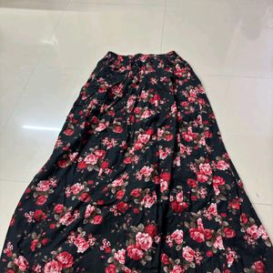 Floral Print Skirt