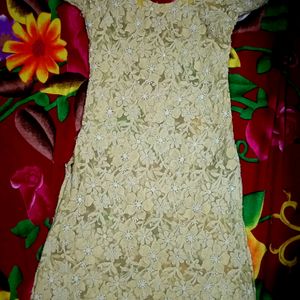 Embroidery Design Flower Kurta For Womens