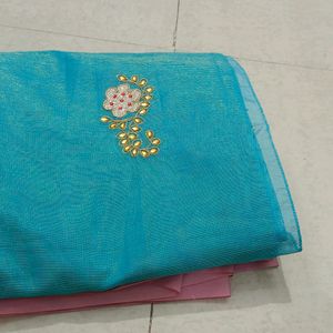 New Two Tone Saree