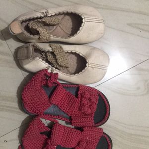 Kids Ballerinas And Crochet Flat