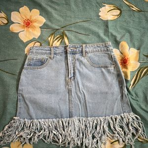 Mini Denim Skirt